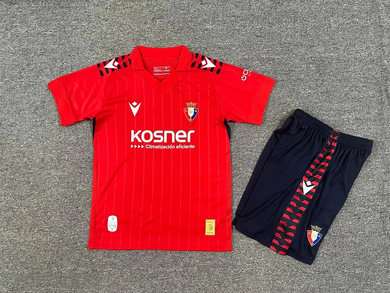 Kids-Osasuna 25/26 Home Soccer Jersey
